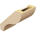 thumbnail image 5 of Ekena Millwork 5"W x 8"D x 8"H Geneva Rough Cedar Woodgrain TimberThane Knee Brace, Primed, 5 of 6