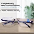 thumbnail image 4 of Auto Focus Glasses Self Adjusting Lenses For Reading And Screens With Blue Light Filter HD Vision Comfort Fit, 4 of 10