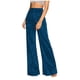 thumbnail image 2 of Pincandy Women's Solid Color Fashion Elastic Waist Silver Thread Wide Leg Pants, Loose Fit, Casual & Daily Wear, 2 of 7