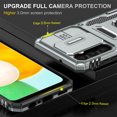 thumbnail image 6 of Decase For Samsung Galaxy A14 6.6 inch Case with Slide Camera Lens Protector Shockproof Magnetic Heavy Duty Case Cover,Gray, 6 of 7