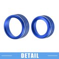 thumbnail image 5 of Unique Bargains 2 Pcs Car AC Vent Ring Cover Trim for Ram 1500 2019-2024 for Ram 2500 2020-2024 Aluminum Alloy Blue, 5 of 6