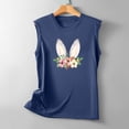 thumbnail image 5 of Kiplyki Women's Happy Easter Shirt Sleeveless Summer Casual Regular Round Neck Printing Sleeveless Vest Tops, 5 of 5
