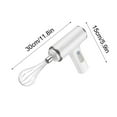 thumbnail image 3 of MINI Household Cordless Electric Hand Mixer,USB Rechargable Handheld Egg Beater with 2 Detachable Stir Whisks 4 Speed Modes,Baking At Home For Kitchen,Lightweight Portable Birthday Gifts for Women, 3 of 6