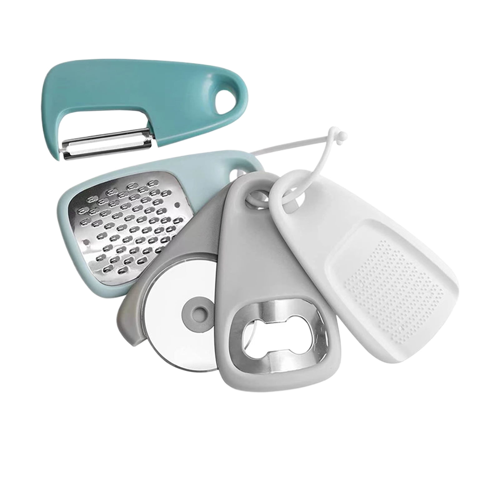 Decodeary 5pack/lot Functional Kitchen Cookware Set With Silicone Utensils