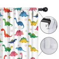 thumbnail image 4 of Blackout Kids Curtains,Colorful Dinosaur Assortment Pattern Childrens Insulated Curtains Set Of 2,Bedroom Essentials,Toddler Room Decor 52"x84", 4 of 5