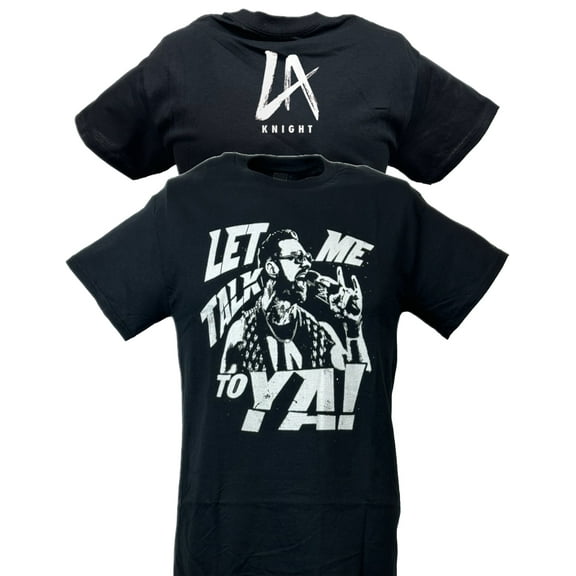 LA Knight Let Me Talk To Ya Black T-shirt