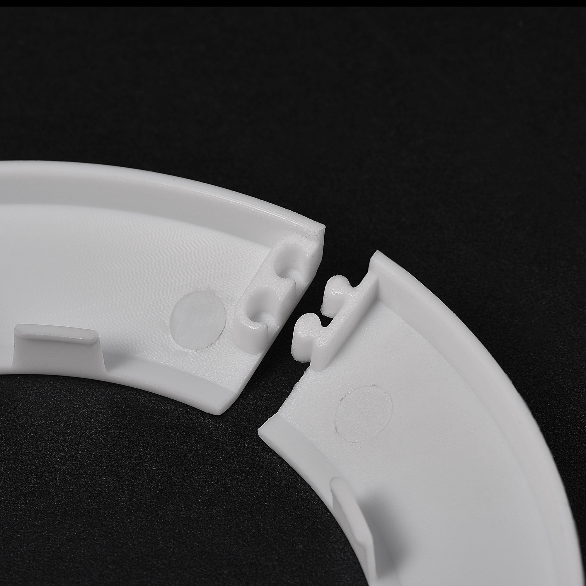 Unique Bargains Plastic Escutcheon Water Pipe Drain Cover 4.33" ID x 5.91" OD x 0.55" H