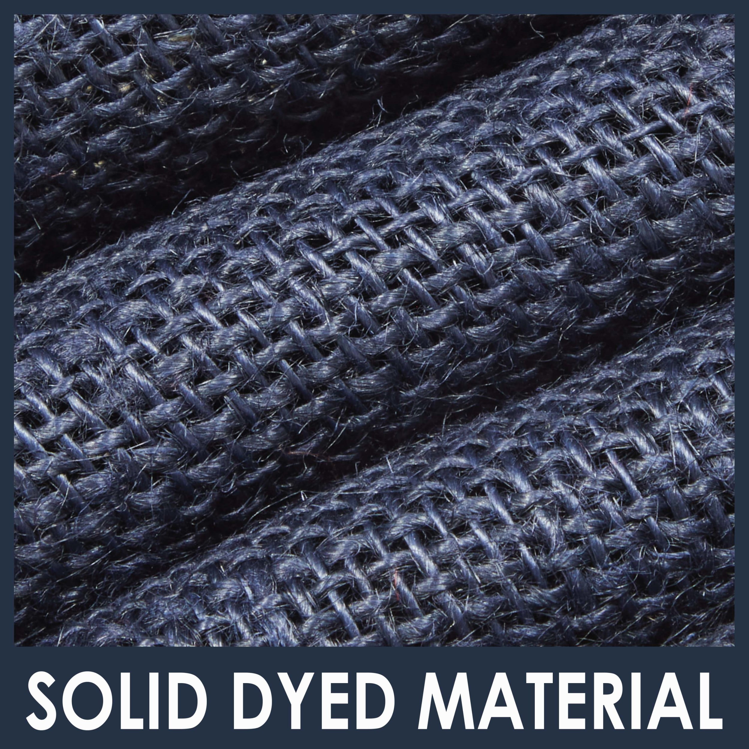 (2 pack) Allen Company Precut Natural Jute Burlap, Finished Edges, 46"W x 1-Yard, Navy Blue