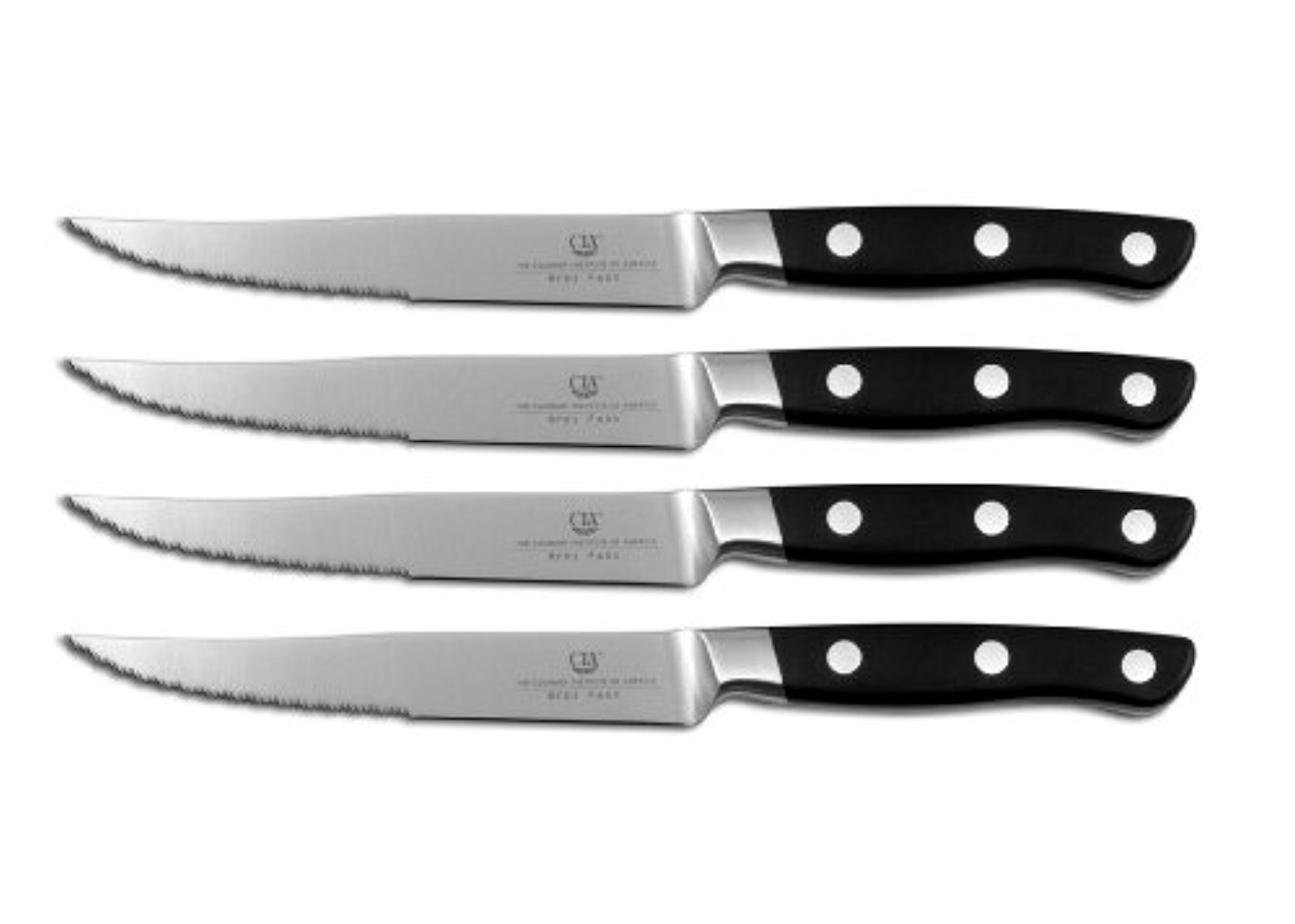 Culinary Institute Of America Masters Collection 4 Piece Hyde Park Steak Knife Set Walmart Com Walmart Com