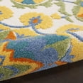 thumbnail image 5 of Nourison Aloha Bold Floral Flatweave High-Low Indoor Outdoor Runner Rug Multicolor 2' x 6', 5 of 8