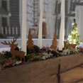 thumbnail image 3 of Metal Christmas Fawn Christmas Tree Stake 4 Pack Outdoor Yard Holiday Decor Christmas Outdoor Decoration, 3 of 5