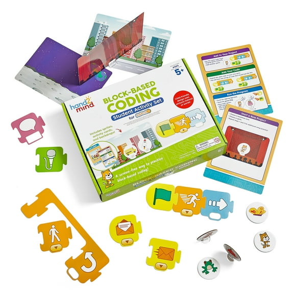 hand2mind Block-Based Coding Student Activity Set for ScratchJr