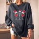 thumbnail image 2 of Sudaderas Navideñas Para Mujer Con Estampado Suelto de Cuello Redondo Y Manga Larga de Lana de Gran Tamaño Odeerbi ODB209943, 2 of 8