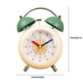 thumbnail image 2 of Twin Bell Alarm Clock for Heavy Sleepers, Battery Operated Clock with Backlight, 2 of 7
