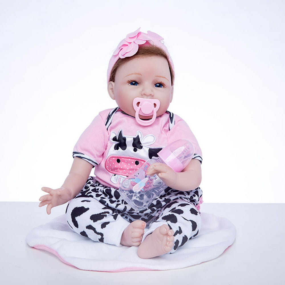 22 Inches Cute Reborn Baby Doll 2219 Cloth Body Doll (Clothing As