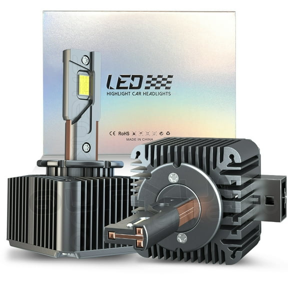 QUAYUB 2PCS NEW LED D1S 6000K 66140 66144 85410 85415 HID XENON HEADLIGHT BULBS SET Replace