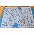 thumbnail image 6 of 2 PACK Vinyl Airbrush Camo Stencils Camouflage for Duracoat 14" (Pine Branch), 6 of 6