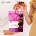 thumbnail image 4 of Verse Chocolate Peanut Butter Cups (4 Pack) – 70% Dark Chocolate Keto Snacks w/ 2g Fiber, 160 Calories – Creamy Peanut Butter Cups – Great for Snacking, 4 of 7