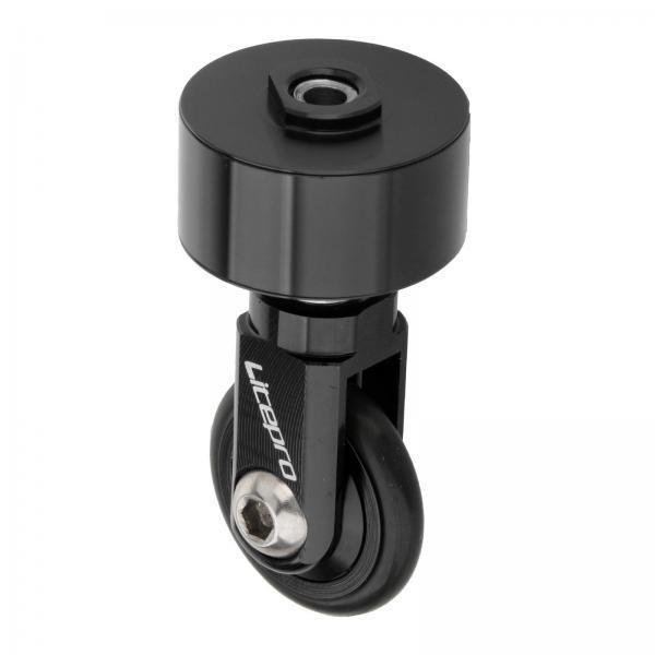 2x Ruedas Pequeñas Aleación de Aluminio, Ruedas Giratorias 33.9mm, Rueda Auxiliar Rotación Suave Universal de Mover para Plegabl DYNWAVEMX Rueda fácil de bicicleta plegable