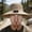 Khaki, variant on Wide Brim Sun Hat with Solar Fan,USB Solar Powered Sun Bucket Hat for Men Women, Solar USB charging dual-purpose fan hat Bucket Fishing & Beach Hat with Fan.Dark Gray