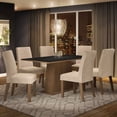 thumbnail image 2 of Juego de Comedor Madesa Luciana Mesa con Tablero de Madera y 6 Sillas Marrón/Negro/Imperial, 2 of 5