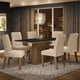 thumbnail image 2 of Juego de Comedor Madesa Luciana Mesa con Tablero de Madera y 6 Sillas Marrón/Negro/Imperial, 2 of 5