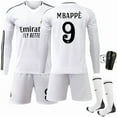 thumbnail image 1 of 2425 Real Madrid Domicile Uniforme de football Manches Longues No. 9 MBAPPE Ensemble Classique Maillot, 1 of 2
