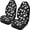 Black Floral Lattice, variant on POLERO Waterproof Front Seat Cover for SUV, Removable Breathable Vehicle Seat Covers Polyester Fabric Set of 2, Sunflower Leopard Pattern