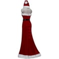 thumbnail image 4 of Women's Jessica Rabbit Christmas Red Sexy Dress with Hat, 4 of 6