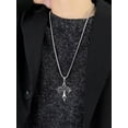 thumbnail image 4 of QQTDFG Flame Cross Charm Necklace Hip Pop Style for Men and Women Gift for Him-default, 4 of 4