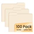 thumbnail image 1 of Manilla Folders SUNEE tamaño carta (21,6 x 27,9 cm), 100 unidades por caja, 1 of 7