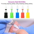 thumbnail image 4 of 67Types Ceramic Tungsten Nail Drill Bits Milling Cutter For Manicure Pedicure Nail Files Buffer Nails Art Equipment Accessoriess, 4 of 6