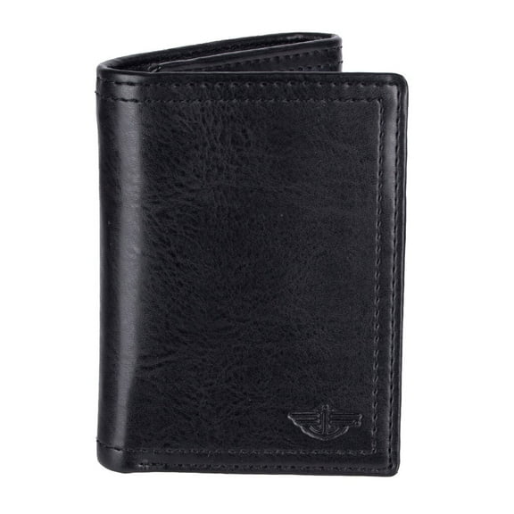 RFID Trifold Wallet with Interior Zipper