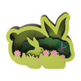 thumbnail image 4 of EASTIN Wooden Carving Rabbit Handicraft Creative Ornaments Multicolor Easter Home Decor, 4 of 11