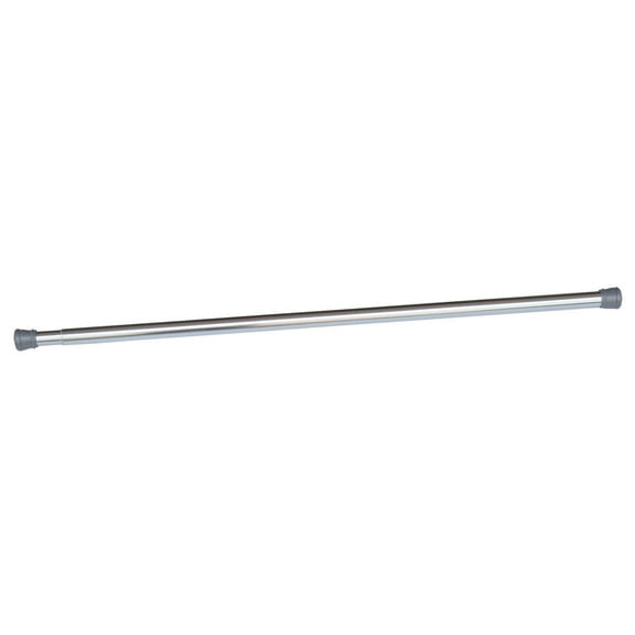 Design House Classic Steel Adjustable 36"-63" Tension Shower Rod, Polished Chrome