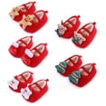thumbnail image 5 of Baby Infant Newborn Christmas Shoes Plush Warm Snow Santa Claus Shoe, 5 of 5