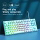 thumbnail image 4 of Teclado para Juegos de 87 Teclas Teclado Mecánico para Juegos con Cable USB Mini Teclado Silencioso y Compacto con Retroiluminación LED Rainbow para Win XP y para Computadora ANGGREK Otros, 4 of 8