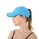 thumbnail image 1 of Gorra de béisbol Wekity Cross Ponytail para mujer brillar Electrónica, 1 of 4