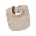 thumbnail image 3 of Baberos de muselina para bebé, pañuelo ajustable para babear, baberos para alimentación de bebé, pañuelo para baba, babero agradable para la piel para Caqui, 3 of 8