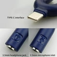thumbnail image 6 of 3.5mm Headphone Splitter Adapter Compactly U Shape Build Compatible for Type C Devices For Double Music Output, 6 of 8