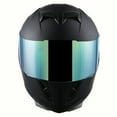 thumbnail image 3 of 1Storm Motorcycle Full Face Helmet Street Bike Skull King HJK311 + One Extra Clear Shield; Matt Black, 3 of 7