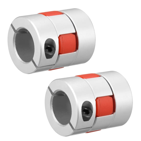 2pcs Shaft Coupling 16-16mm Bore L35xD30 Flexible Coupler Joint for Servo Motor