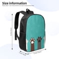 thumbnail image 2 of Xecao Cute Cat Paw And Dog print Travel Backpack, Large Computer Backpack for Men Women, College School Rucksack Book Bag, 2 of 5