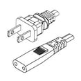 thumbnail image 1 of NA Ovale AC Powercord - 6ft, 1 of 1