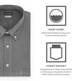 thumbnail image 3 of Silky Poplin Shirt, L, Royal Blue, 3 of 9