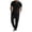 Black#2026 summer outfits-31, variant on VBTAPA Men's 2 Piece Summer Outfits Waffle Knit Henley Shirt and Pants Set Business Casual Outfit Sets Golf Tracksuits with Pockets Black XL