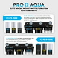 thumbnail image 3 of PRO+AQUA Whole House Heavy Metals Well Water Filter Replacement Set - 3 Stage, Sediment, KDF/Blend, Carbon Block - 20", 5 Microns, 3 of 3