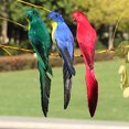 thumbnail image 1 of D-GROEE 1/2pcs 45cm Artificial Foam Feather Parrot Birds for Modern Home Garden Zoo Ornament Decoration Colorful, 1 of 7