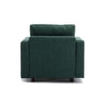 thumbnail image 6 of Convertible Sectional Sofa, 4 Seat Module Sectional Sofa Couch with 1 Ottoman, Modern Linen Fabric Sofa for Living Room, Apartment, Green, 6 of 9