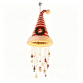 thumbnail image 2 of Lighted Santa Hat Hanging Chandelier, Pre Lit Christmas Santa Hat Decor with Warm LED Lights and Hanging Holiday Charms, Indoor Outdoor Covered Decor, 2 of 5